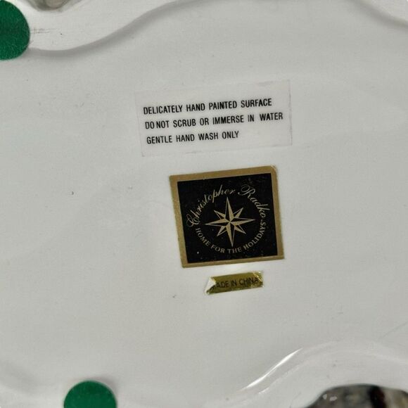 Christopher Radko Hand-painted Glorious Santa Candleholder Centerpiece - Picture 14 of 15